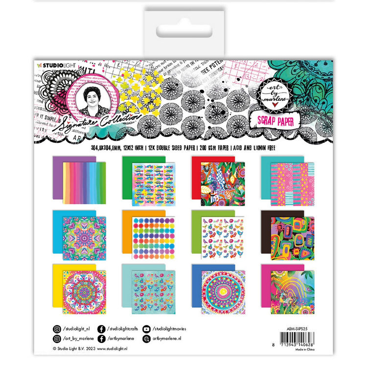 Studio light • signature collection paper set scrap paper