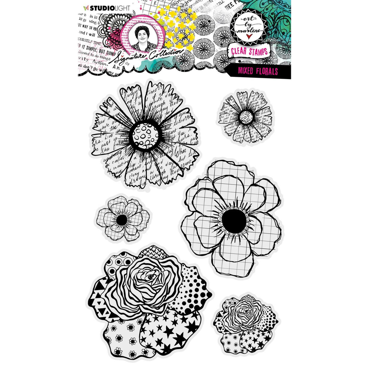 Studio light • signature collection clear stamps mixed florals