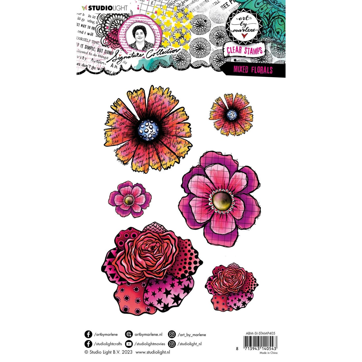 Studio light • signature collection clear stamps mixed florals