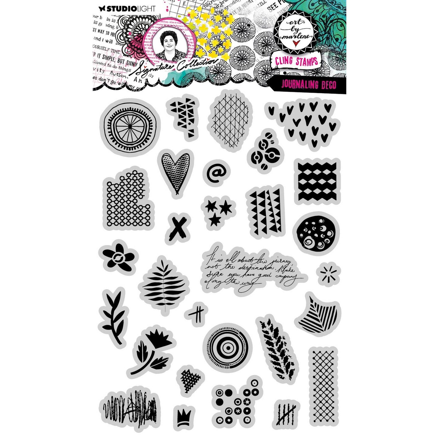 Studio light • signature collection cling stamp journaling deco