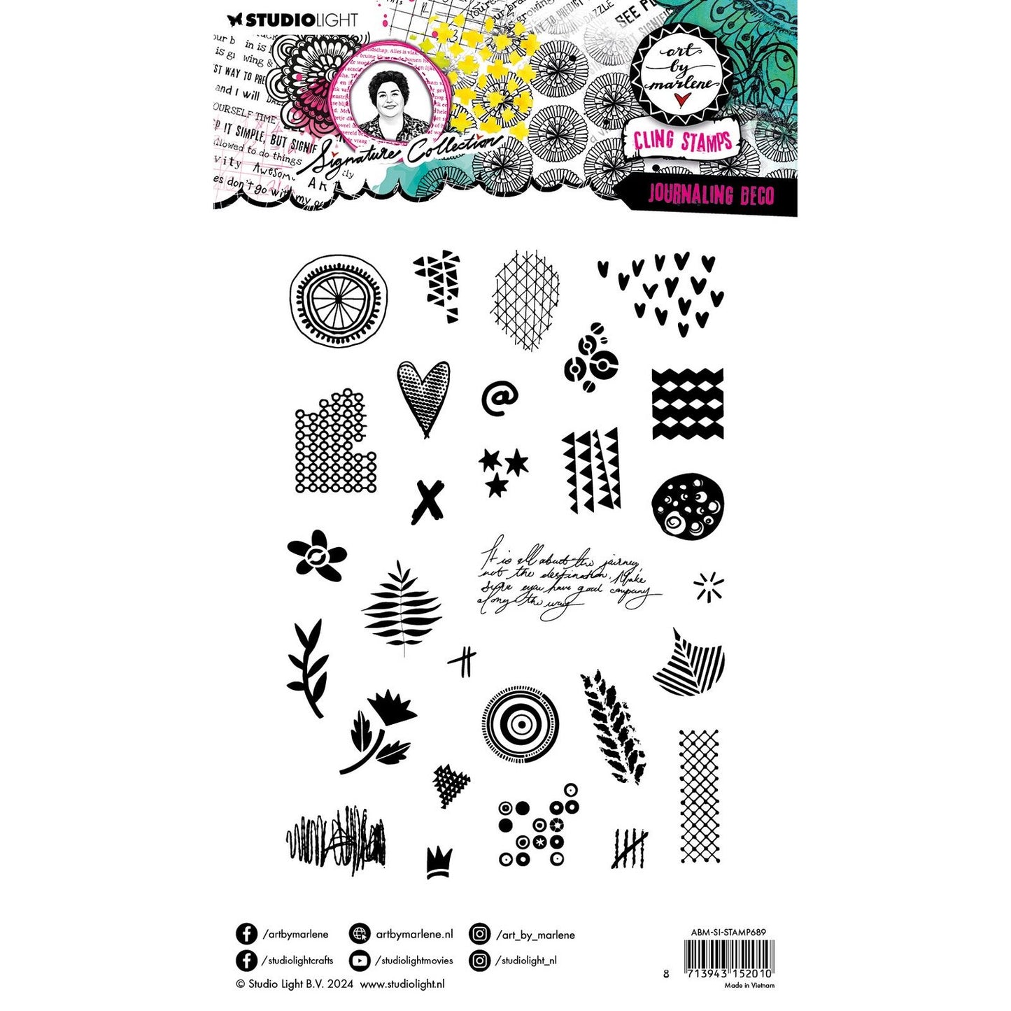 Studio light • signature collection cling stamp journaling deco