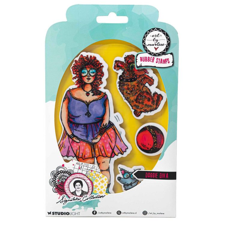 Studio light • signature collection cling stamp doggie diva