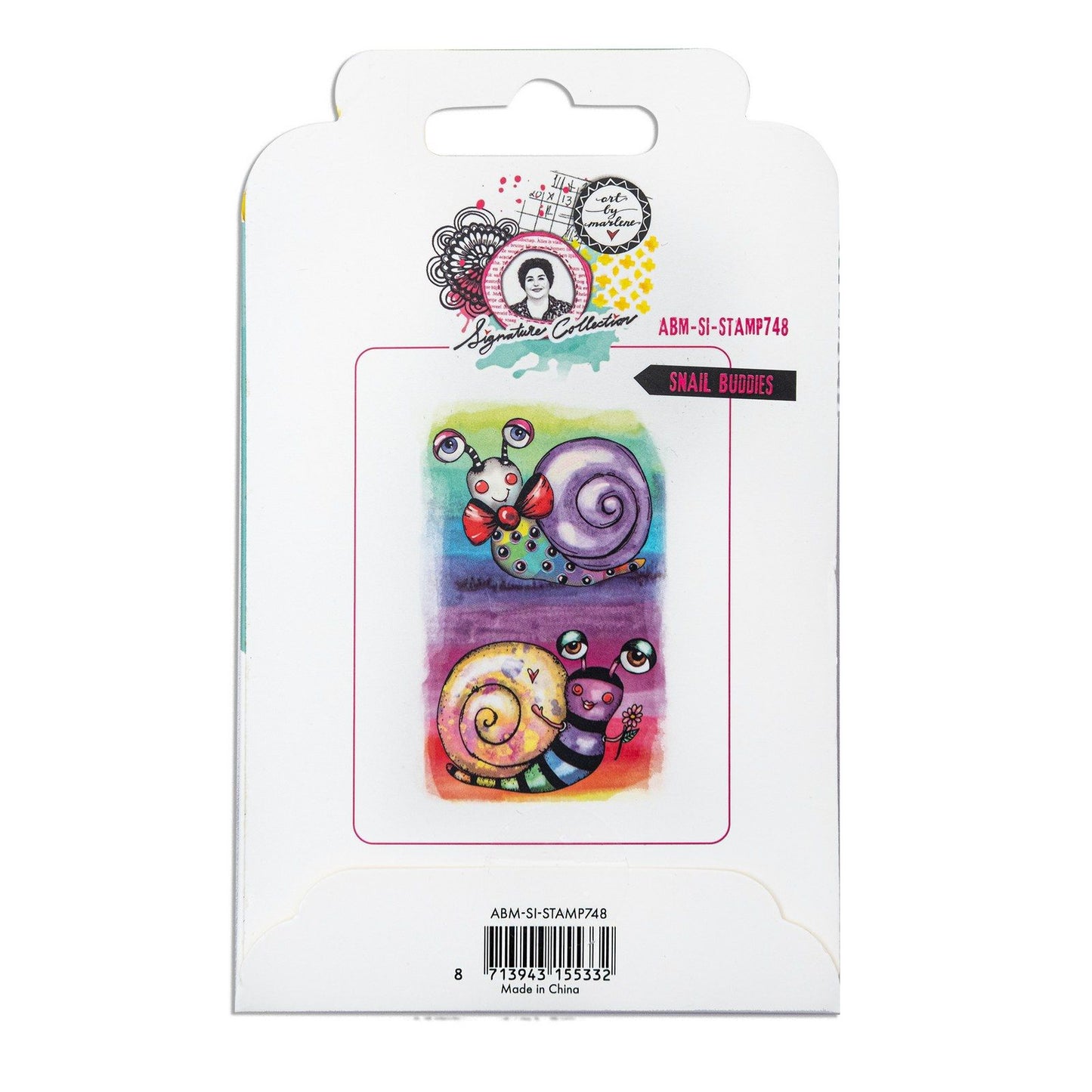 Studio light • art by marlene cling stamp snail buddies