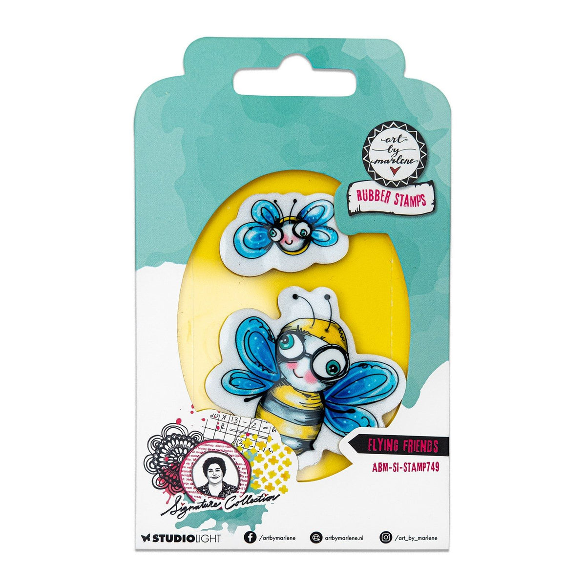 Studio light • art by marlene cling stamp flying friends