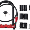 Abus ultimate 420 140 u-lock incl. cobra loop cable and ush bracket