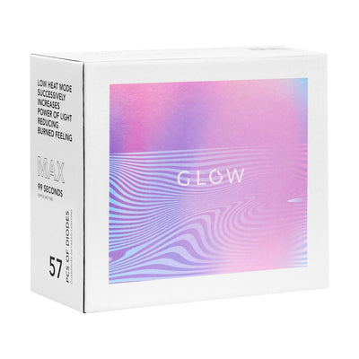 Glow f2 rn uv led lamp dual 220w metallic roze paars