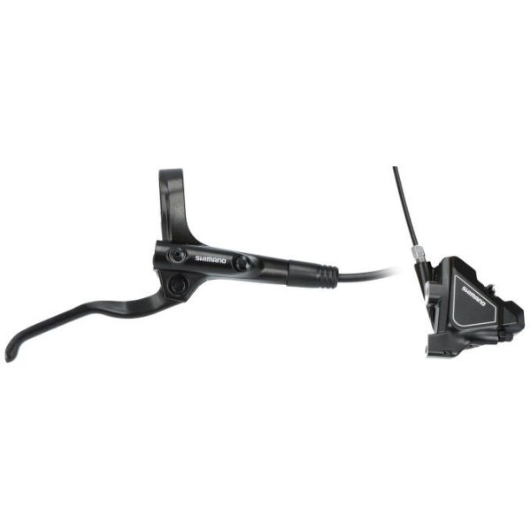 Shimano hydraulische schijfremset mt200 road achter - flat mount - zonder remschijf - zwart