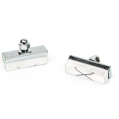Elvedes caliper velgremblokjes x-groove design white compound per paar
