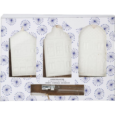 Home styling geurset 3-delig delfts blauw