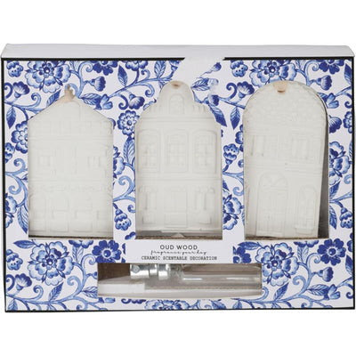 Home styling geurset 3-delig delfts blauw