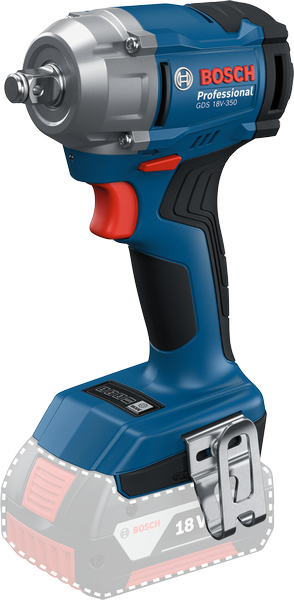 Bosch blauw gds 18v-350 accu slagmoeraanzetter | exclusief accu's en lader - 06019m5020