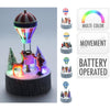 Home styling kersttafereel led 17cm kunststof