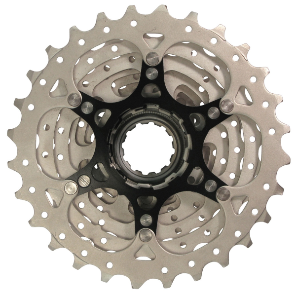 SunRace cassette 10 speed 11-28t. csrs0 zilver alu spider