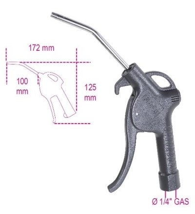 Beta 1949f progressief blaaspistool max. 10 bar