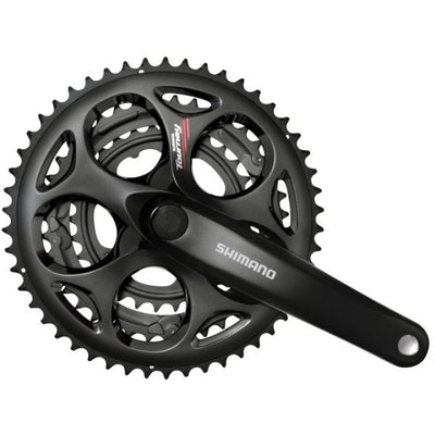 Shimano crankstel 7 8 speed tourney fc-a073 - 170 50-39-30t met vierkante as - zwart