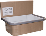 Cornat stalen uitgietbak 50cm wi - agbset50 - afbeelding 2