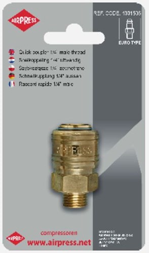 Airpress snelkoppeling euro1 4 - u