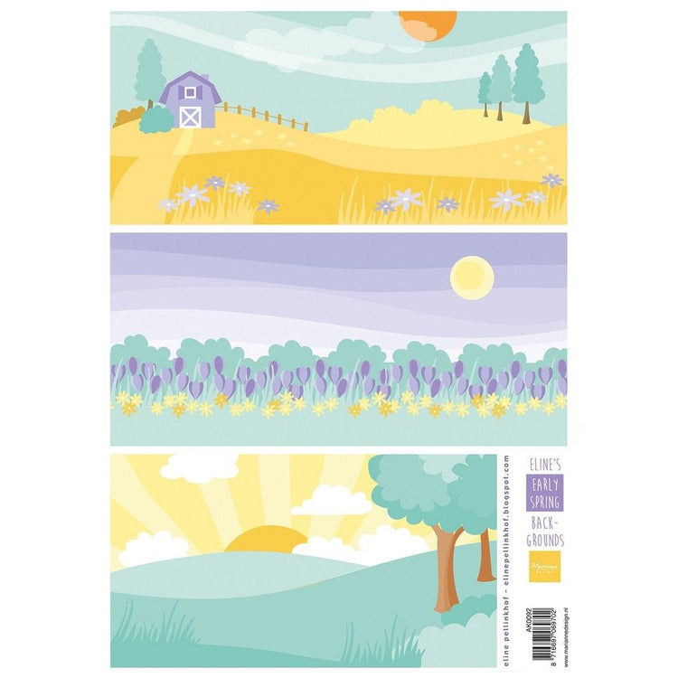 Marianne design • knipvel eline's early spring backgrounds