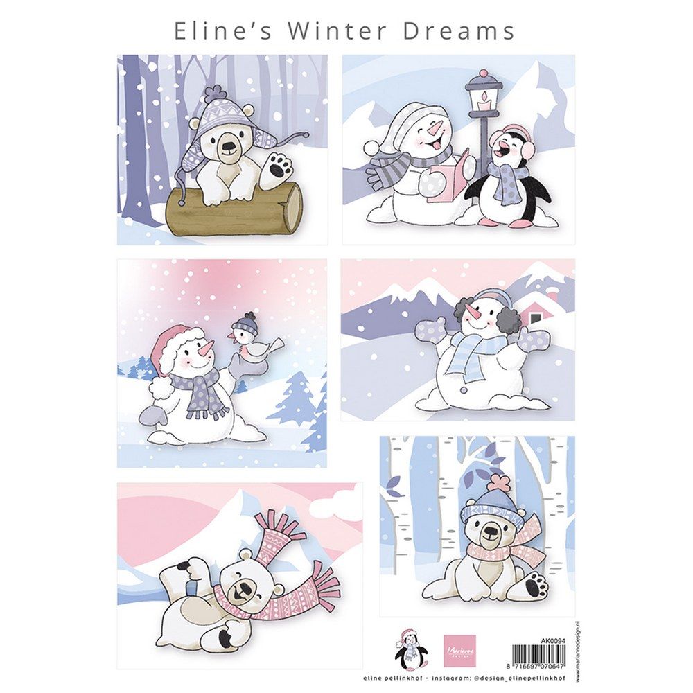 Marianne design • knipvel eline's winter dreams