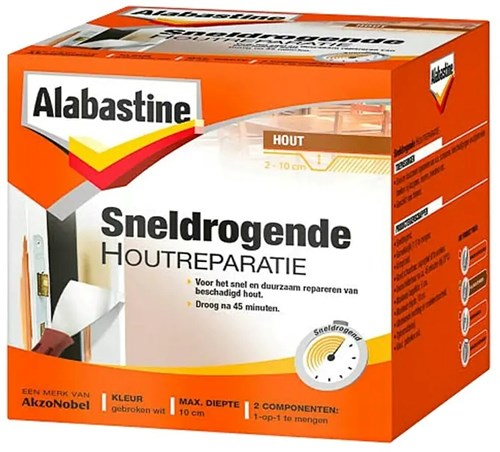 Alabastine sneldrogende houtreparatie 500gr - 5179305