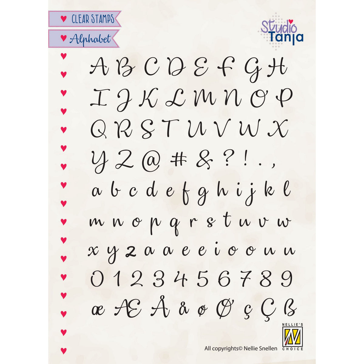 Nellie's choice • alphabet clear stempels lena-2