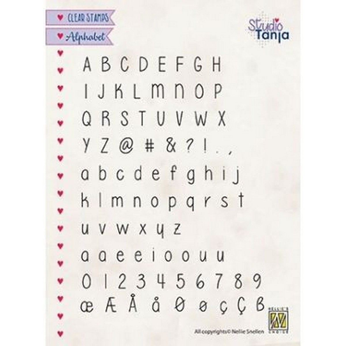 Nellie's choice • alphabet clear stempels lars-2