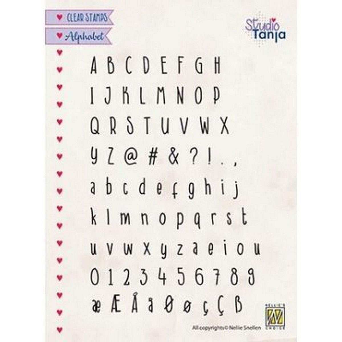 Nellie's choice • alphabet clear stempels javi