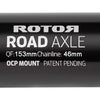 Rotor aldhu axle for disc brakes