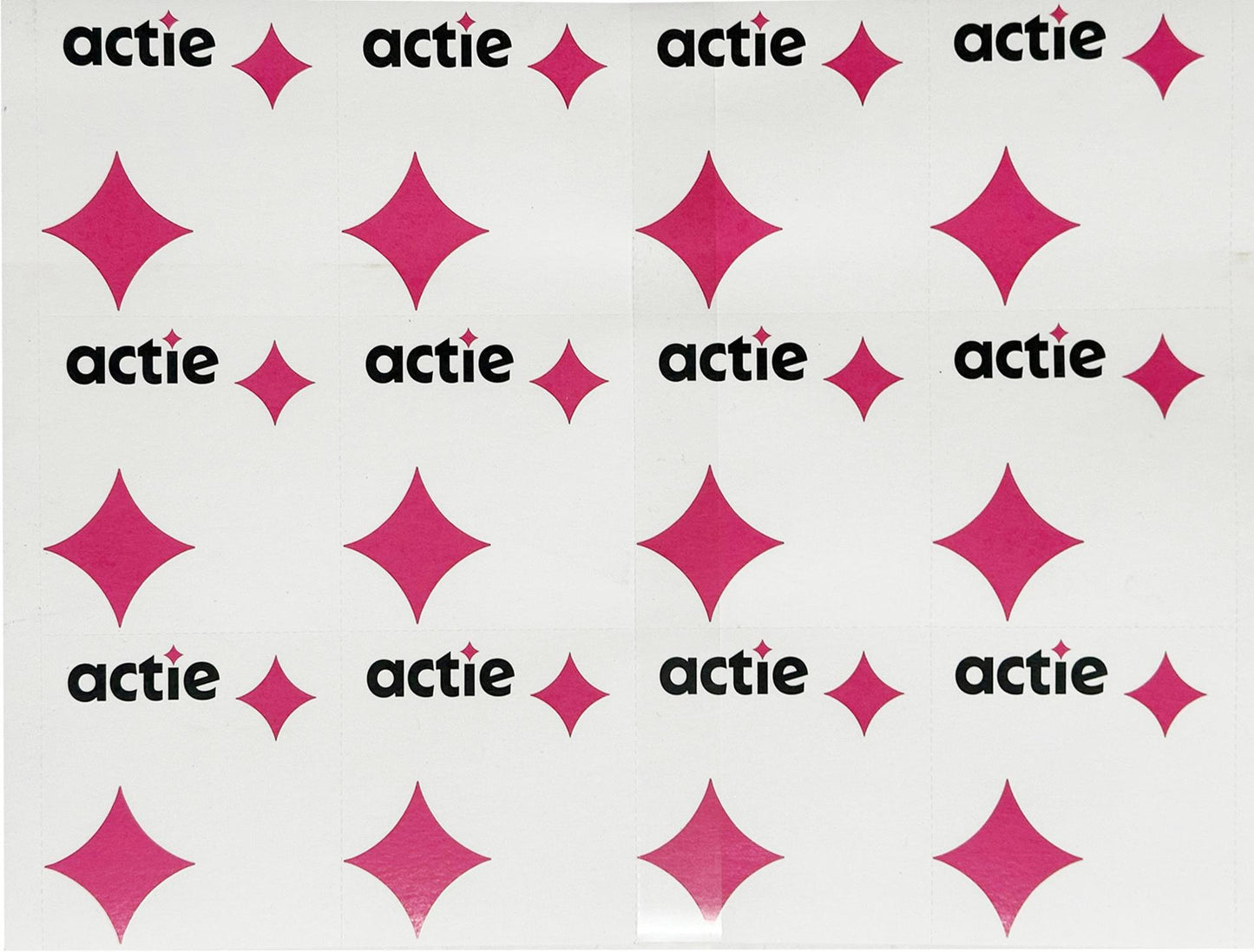 Z1 allesz a7 sjabloon prijskaarten â€œactieâ€ 50 vel
