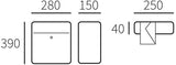 Allux brievenbus 200 zwart - 40010270 - afbeelding 2