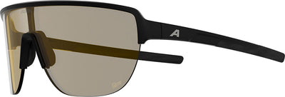 Alpina sports sportbril ram 2.0 q-lite gele lens mat zwart