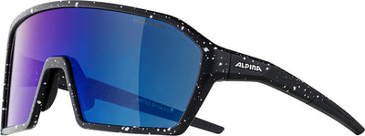 Alpina sports sportbril ram q-lite blauwe spiegellens zwart