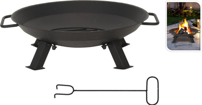 Ambiance Vuurschaal op 4 Poten Metaal Ø46 x h17 cm