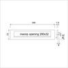 Ami briefplaat ta deurdikte 38 42 veer f1 - 400043
