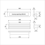 Ami briefplaat tochtklep ep 975 f1 schachtdelen deurdikte 24 climate comfort - 400573 - afbeelding 2