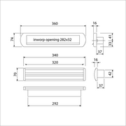 Ami briefplaat tochtklep ep 975 f1 schachtdelen deurdikte 24 climate comfort - 400573 - afbeelding 2