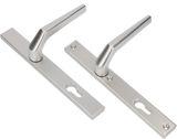 Ami deurkruk 357 vastdraaibaar 245 30 profielcilinder 72 m5 r5,5 f1 deurdikte 53 57 mm. - 511740 - afbeelding 1