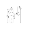 Ami knop 160 40 vast kortschild 165 4 rh sl 56 f1 - 310152
