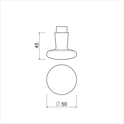 Ami knopkruk 160 50 gatdeel m6 f1 - 199080