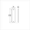Ami kortschild 165 4 rh geheel blind f-1 - 211030