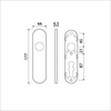 Ami kortschild 177 1 blind klik f-1 - 210200