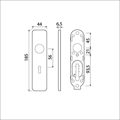Ami kortschild 185 44 sl 56 klik f-1 - 210302