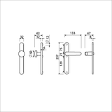 Ami veiligheidsbeslag 257 32 2 blind kn169 50 f1 a z 378 rotaveer 257 32 2 blind deurdikte 53 57 mm - 845420 - afbeelding 2