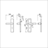 Ami veiligheidsbeslag 379 rotaveer 251 50 profielcilinder 72 f1 a z 379 rotaveer 251 50 profielcilinder 72 deurdikte 53 57 mm - 809210