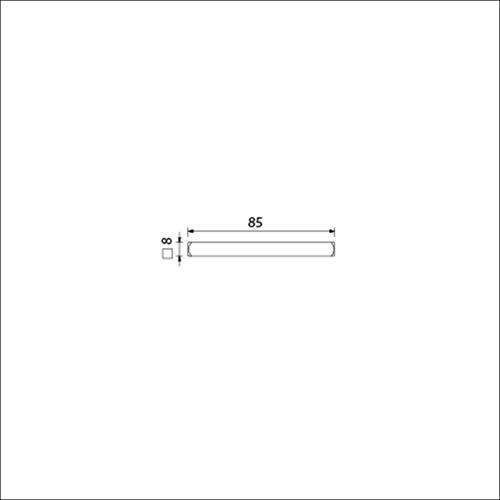 Ami vierkant stift 8x85 mm - 900471