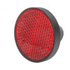 Hi-point achterreflector 41 mm per stuk rood