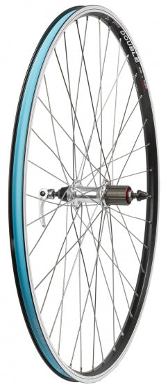 Hi-point Achterwiel 700C 28 inch velgrem aluminium zilver zwart