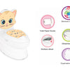 Pilsan Cat educatief plaspotje wit beige