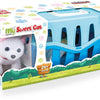 Pilsan Knuffelkat met verzorgingsset reismand blauw wit