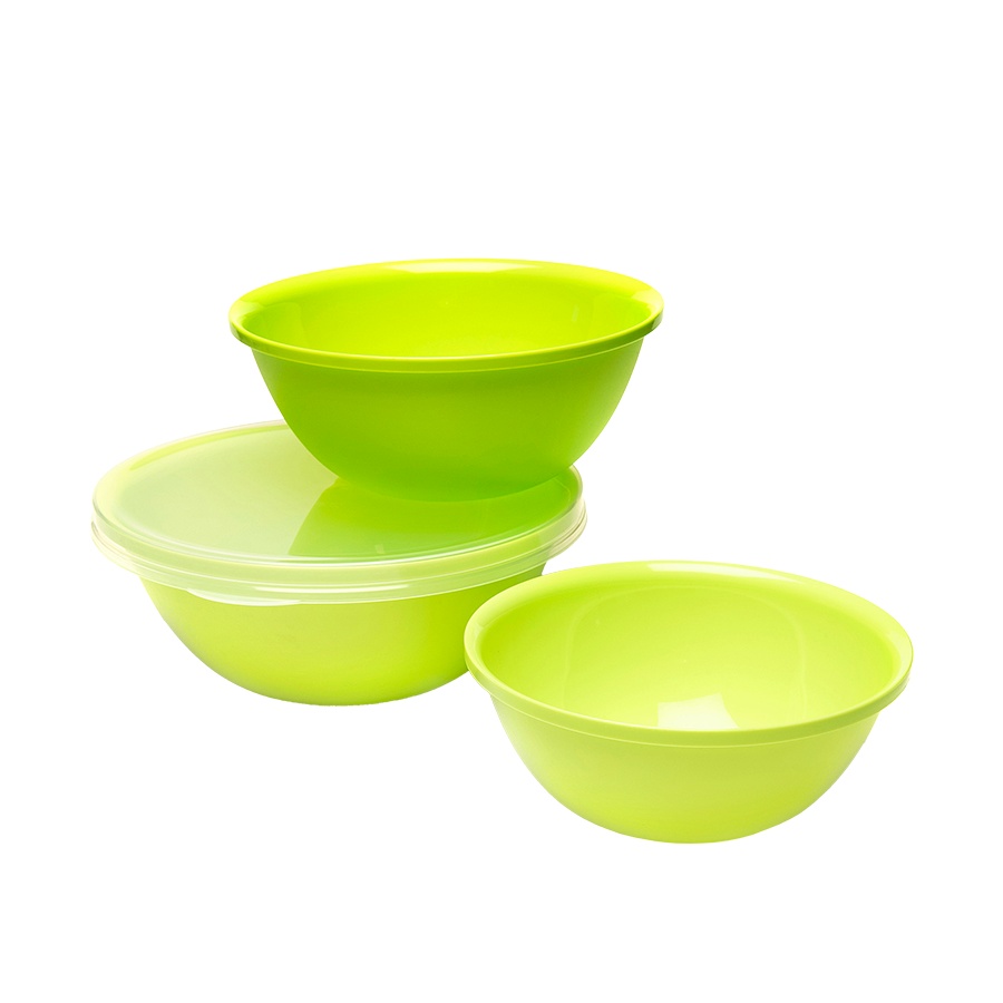 Amuse basic serveerkommenset groen 4-delig